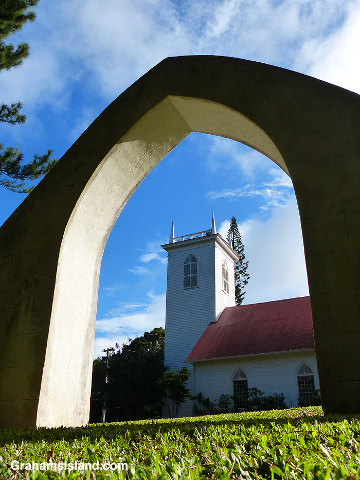 Kalahikiola Congregational Church near Kapaau, Hawaii