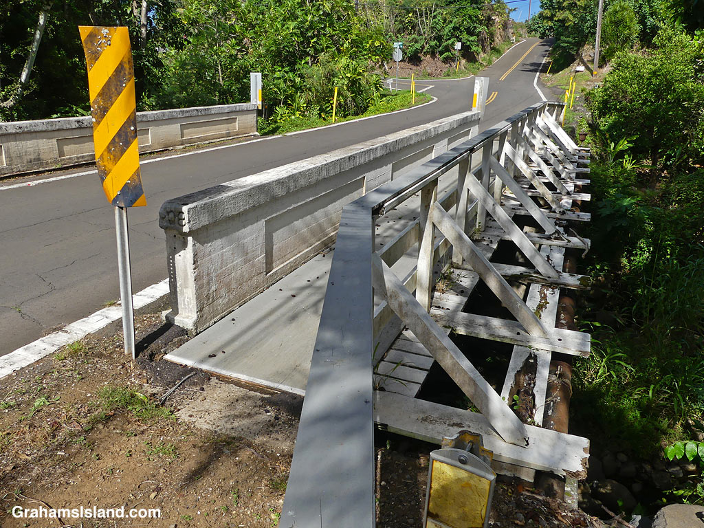 A bridge over a gulch in North Kohala, Hawaii